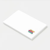stapel boeken post-it® notes (Schuin)