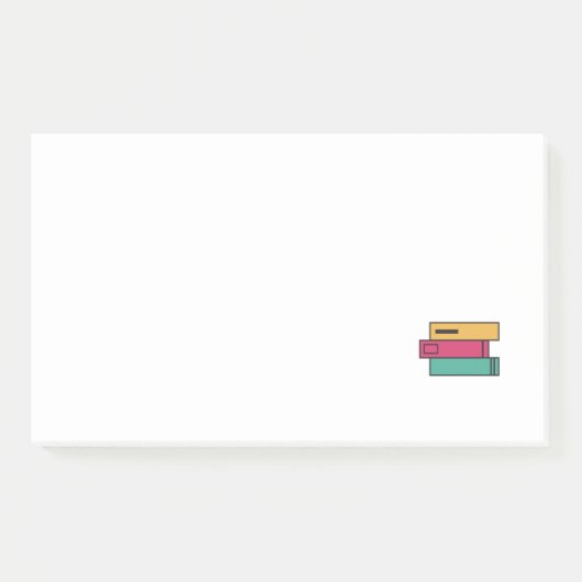 stapel boeken post-it® notes (Voorkant)