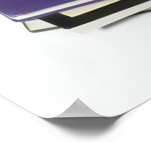 Stapel boeken poster (Hoek)