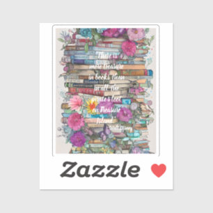 Stapel boeken sticker