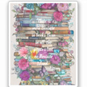 Stapel boeken sticker (Voorkant)