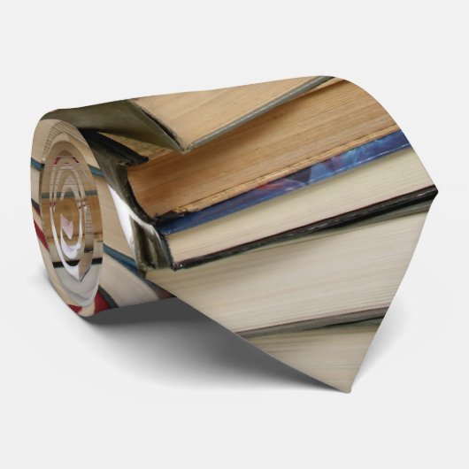 Stapel boeken stropdas (Opgerold)