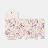 Stapel boeken vrijgezellenfeest waterverf wilde bl bedankdoosjes (Uitgevouwen)