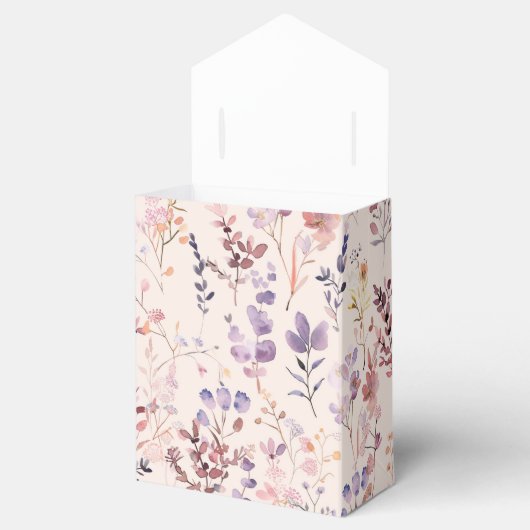 Stapel boeken vrijgezellenfeest waterverf wilde bl bedankdoosjes (Geopend)