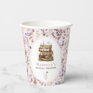 Stapel boeken vrijgezellenfeest waterverf wilde bl papieren bekers