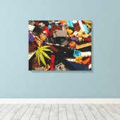 stapel canvas afdruk (Insitu (Houten vloer))