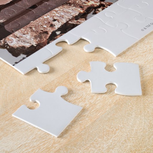 Stapel chocoladerepen legpuzzel (Zijkant)