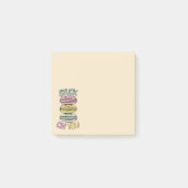 Stapel Cute Kawaii Macarons Post-it® Notes (Voorkant)
