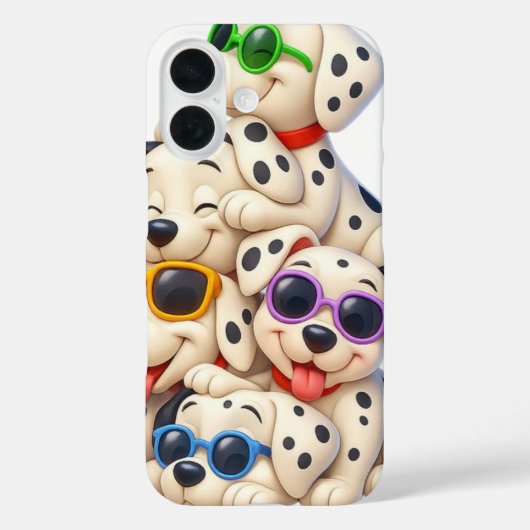 Stapel Dalmatische Puppy's Case-Mate iPhone Case (Achterkant)