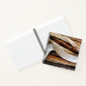 Stapel drijfhout notitieboek (Binnen)