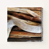 Stapel drijfhout notitieboek (Achterkant)