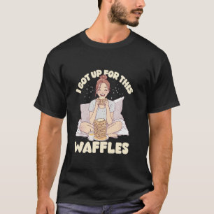Stapel 'Em Hoog Wafels Brunch Plezier T-shirt