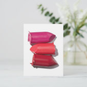 Stapel gebroken lipstick briefkaart (Staand voorkant)