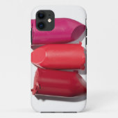 Stapel gebroken lipstick Case-Mate iPhone case (Achterkant)