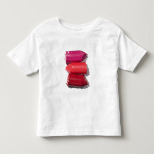 Stapel gebroken lipstick kinder shirts