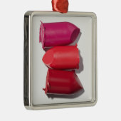 Stapel gebroken lipstick metalen ornament (Rechts)