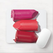 Stapel gebroken lipstick muismat (Met muis)