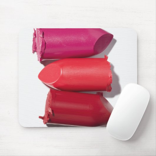 Stapel gebroken lipstick muismat (Met muis)