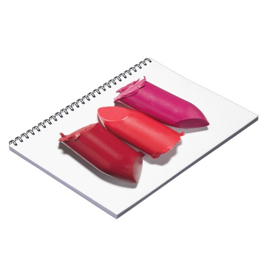 Stapel gebroken lipstick notitieboek (Linkerzijde)