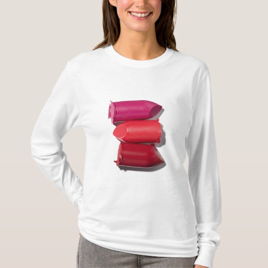 Stapel gebroken lipstick t-shirt (Voorkant)