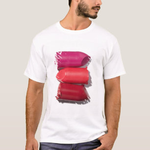 Stapel gebroken lipstick t-shirt