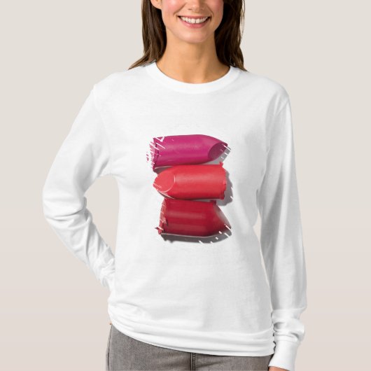 Stapel gebroken lipstick t-shirt (Voorkant)