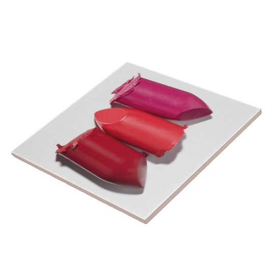 Stapel gebroken lipstick tegeltje (Zijkant)