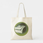 Stapel Geld Contanten Groene Biljetten Tote Bag (Achterkant)