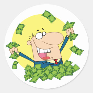 Stapel Geld Stickers