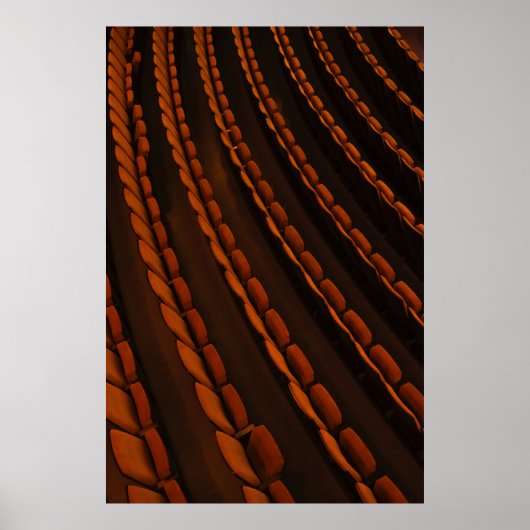 stapel gele stoelen poster (Voorkant)