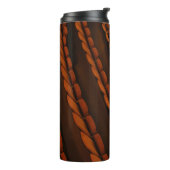 stapel gele stoelen thermosbeker (Gedraaid links)