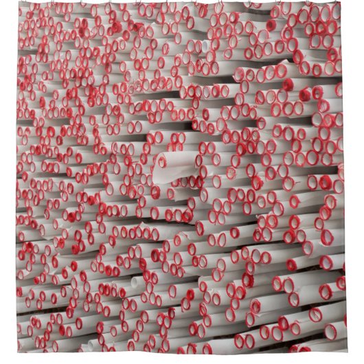 stapel gewalst papier douchegordijn (Voorkant)