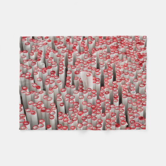 stapel gewalst papier fleece deken (Voorkant (Horizontaal))