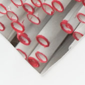 stapel gewalst papier fleece deken (Hoek)