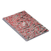 stapel gewalst papier notitieboek (Rechterzijde)