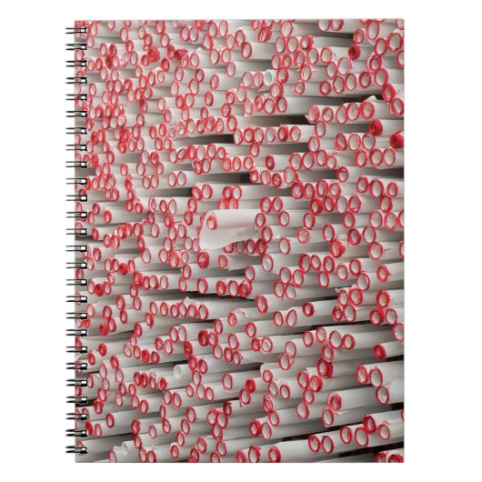 stapel gewalst papier notitieboek (Voorkant)