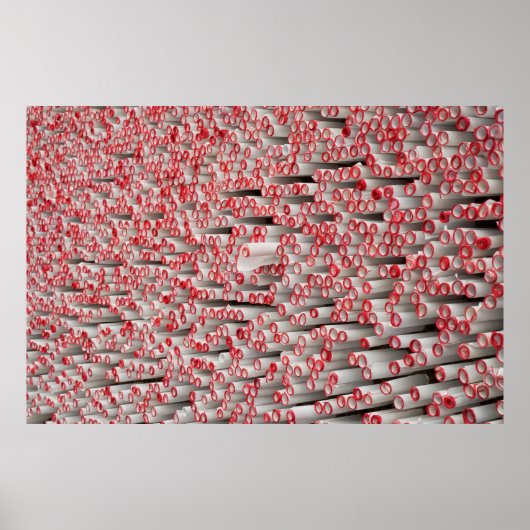 stapel gewalst papier poster (Voorkant)