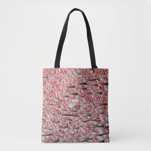 stapel gewalst papier tote bag (Voorkant)