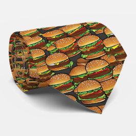 Stapel Hamburgers Stropdas