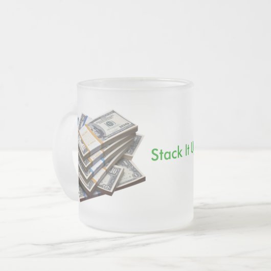 Stapel het omhoog Mok (Voorkant links)