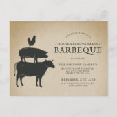 Stapel | Housewarming Barbecue Briefkaart (Voorkant)