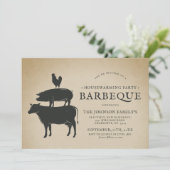 Stapel | Housewarming Barbecue Kaart (Staand voorkant)