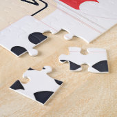 Stapel Kaarten | Abstract Modern Legpuzzel (Zijkant)