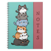 stapel katten notitieboek (Voorkant)