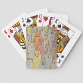 Stapel Katten Pokerkaarten (Achterkant)