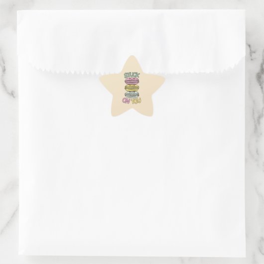 Stapel Kawaii Macarons Ster Sticker (Tas)
