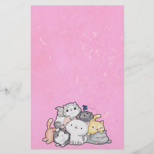 Stapel Kittens Briefpapier (Voorkant)