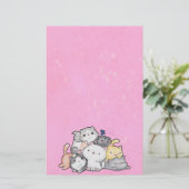 Stapel Kittens Briefpapier (Staand voorkant)