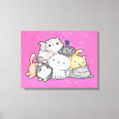 Stapel Kittens Canvas Afdruk (Voorkant)