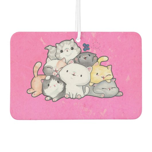 Stapel Kittens Luchtverfrisser (Voorkant)